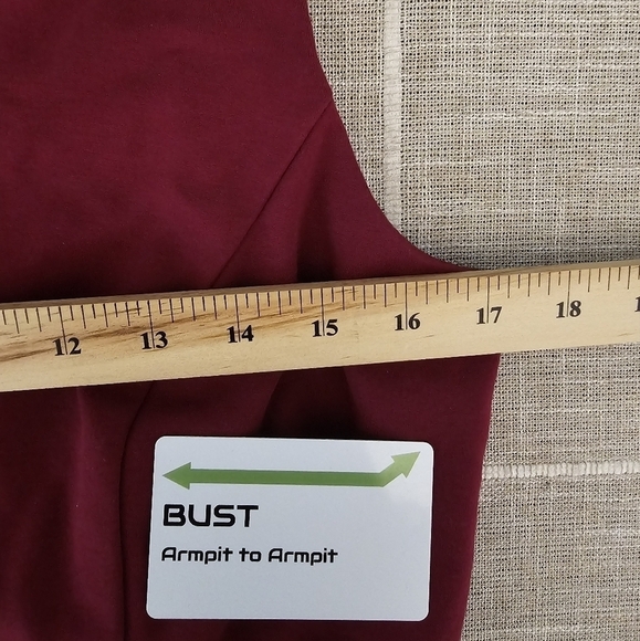 Torrid Size 14 Stretchy Burgandy Mixed Media Midi Chiffon Skater Dress - Picture 8 of 8